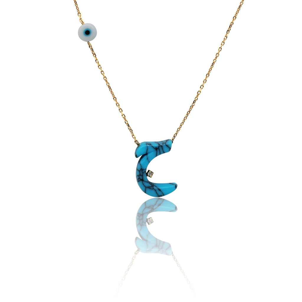 Customized Necklace Set – Name/Initial + Long Necklace