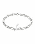 Initial Bracelet for Him in 925 silver
