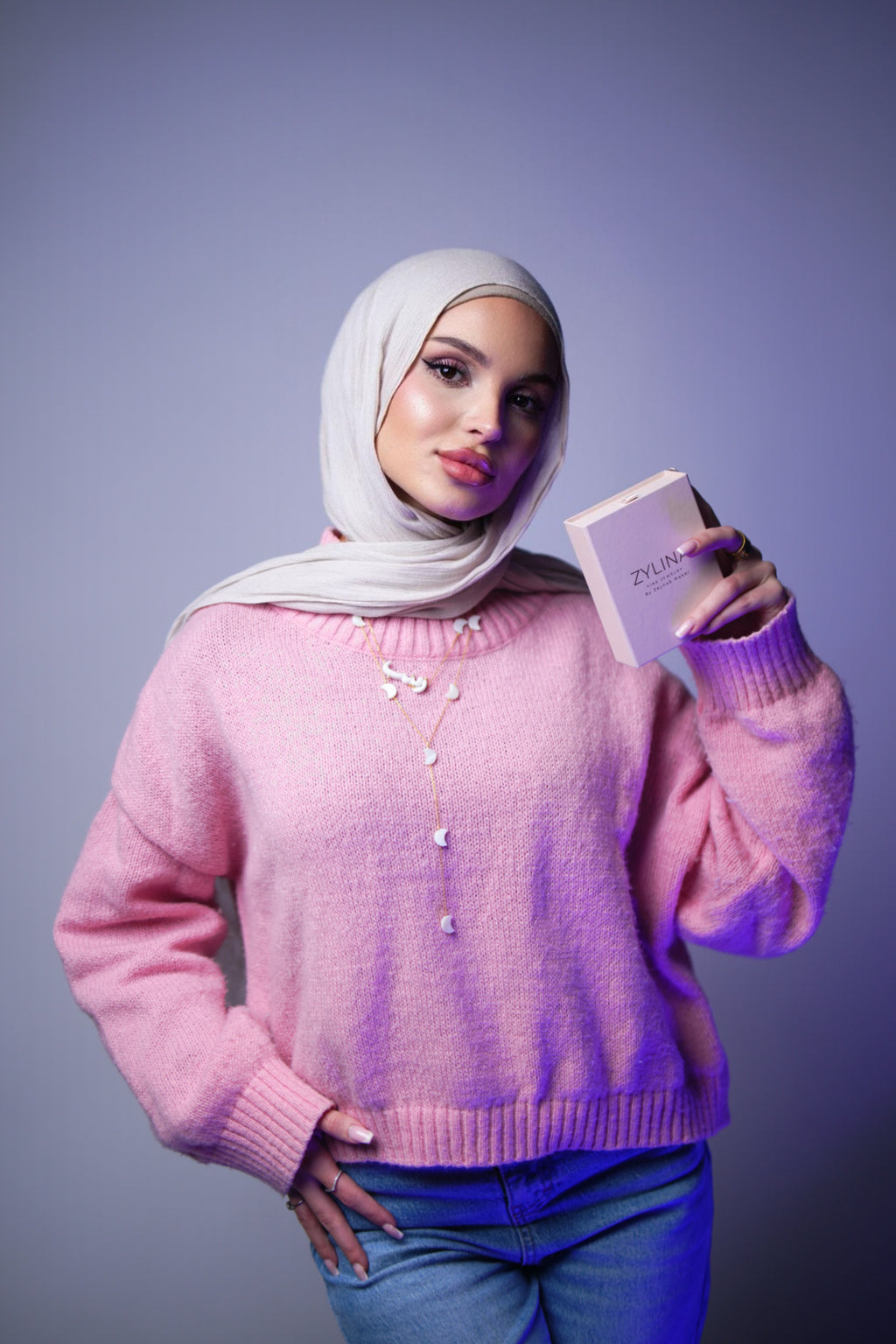 Customized Necklace Set – Name/Initial + Long Necklace