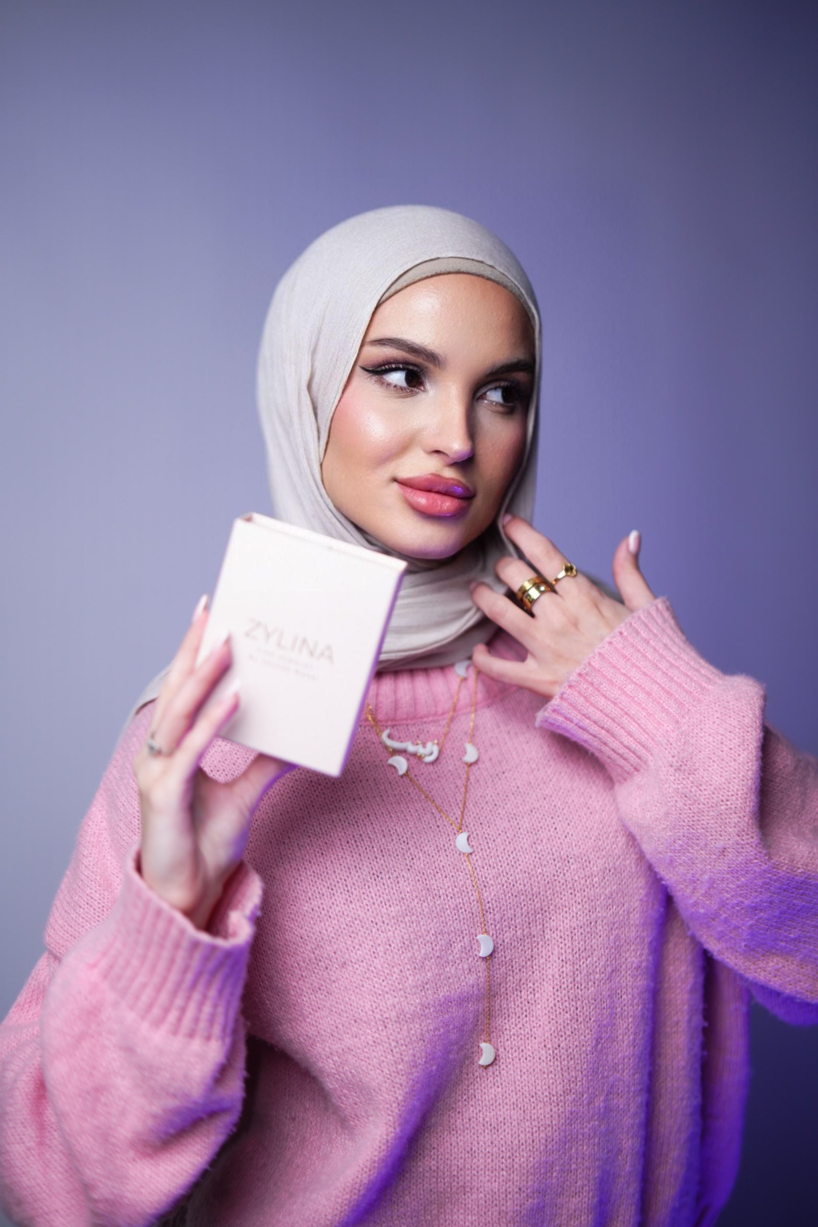 Customized Necklace Set – Name/Initial + Long Necklace